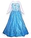 Produktbild JerrisApparel Prinzessin Kostüm Karneval Verkleidung Party Kleid (110, Elsa)