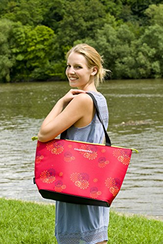 Campingaz 2000013686 Kühltasche, rosa daisy faltbar, 15 Liter (36.5 x 18 x 32 cm) - 3