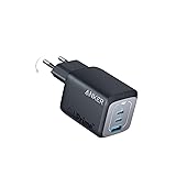 Anker Caricatore USB C da 67 W, alimentatore Anker Prime GaN, caricatore rapido a 3 porte, design compatto e pieghevole, comp