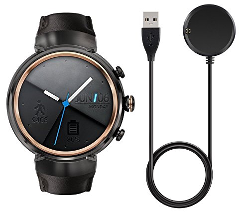 BlueBeach® Ersatz Asus ZenWatch 3 Zen Watch 3rd Generation USB Ladekabel Ladegerät Ladestation (Nicht kompatibel mit Zenwatch 1/2)