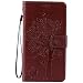 Produktbild Nancen Tasche Hülle für LG V10 / H900 (5,7 Zoll) Flip Schutzhülle Zubehör Lederhülle mit Silikon Back Cover PU Leder Handytasche im Bookstyle Stand Funktion Kartenfächer Magnet Etui Schale