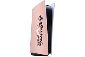 DeinDesign Autocollant Compatible avec Sony Playstation 5 Digital Edition Sticker Film Autocollant Sakura Produit sous Licence Officielle Naruto Shippuden