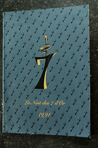 Preisvergleich Produktbild La Nuit des 7 d'Or * 1991 * Programme Officiel * RARE