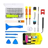 MOHOO Reparatur Werkzeug 52 In 1 Reparatur Tool Kit Setschraubendreher set klein schraubendreher set mini mobilen Reparatur Tools schraubendreher set für Handy Laptop Tablet PC etc.