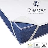 Matratzenschoner Wasserdicht Atmungsaktiv Moderno® Special Molton Betteinlage Inkontinenz mit 4 Übereckgummis in (Breite x Länge) 90x200cm - 4