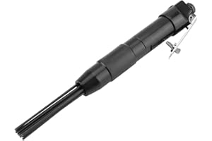 Ejoyous Needle Scaler Attachment Tool, 4400 RPM 12 Needles Air Pneumatic Needle Scaler Deburring Tool Dirt Rust Paint Corrosion Removing Tool for Welders Workshop DIY