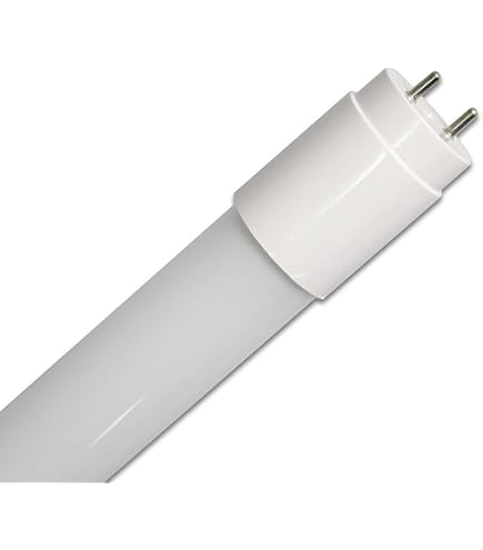 Tubi Fluorescenti T8 15W 450mm 2 Pezzi, Bianco Freddo 6500K, G13 Attacco, 1200LM, Luce a Basso Consumo Energetico, Luce Di Emergenza a Risparmio Energetico, per Cucina, Bagno, Armadio, Garage