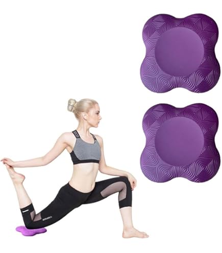 Ginocchiere Per Yoga E Fitness - 4 Pezzi In TPE Antiscivolo Per Proteggere Ginocchia, Gomiti E Polsi - Foto 7