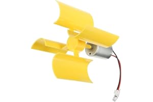 POFET Generador de Energía Eólica - Mini Turbinas Verticales, Micromotor, Kit de Turbina Eólica, Modelo de Enseñanza DIY
