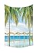 Produktbild daawqee House Wall Hanging Tropical Beach with The Pool Nature with Soft Light Sun Rays Fantastic Holiday Theme Bedroom Living Room Dorm Green Blue Unique Home Decor