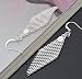Hosaire 1X Fashion Elegant Women Girls Jewelry Crystal Diamond Net Earrings Stud Clip For Holiday Gifts