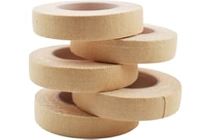 EXCEART Guitar Finger Tape Protector, 10pcs Skin Color Cotton Cloth Guitar Part for Adults Kids, Ideal for Guzheng, Zither, String Instrument, Fingernail Tape Wraps