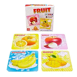fruit puzzle Perfect Jigsaw Preschool & Playgroup Educational theme Puzzles kids Little Hands Fun and Challenging toys for age for Age 3 to 5 Years Old and Above year baby boys & girls , childs easy activity learning board game for kindergarten Childrens Children