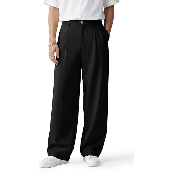 Pantalon Cargo Ample Pour Homme - Coton Élastique Léger, Confortable Et Respirant, Idéal Pour Quotidien Et Sport
