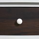 Rebecca Srl Kommode Schubladenschrank Schubladenkommode Sideboard 6 Schubladen Paulownienholz mehrfarbig Knöpfen Shabby Look Schlafzimmer Wohnräume (Code RE4337). - 6