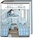 Frische Wohnideen in Blau und Weiß by 