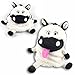 Plush Tummy Pets Stuffers Snuggle Kids Cute Soft Toys Storage Box Bag Children Shopmonk (Zebra)