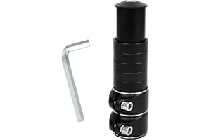 Jubaopen Elevador Manillar Bicicleta con Extensión Vástago 138 MM - 4 Accesorios para Montaña y Carretera