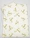 BABY 100% COTTON COT / COT BED SET (DUVET COVER 120x90cm & PILLOWCASE 40x60cm) ANIMAL PRINT - GIRAFFE CREAM