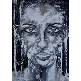 Portrait XL 70 x 100 cm Painted by Anita Kaufmann