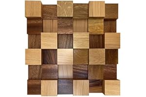 IG Acoustics Diffusore acustico 2D 500 – 30 x 30 cm – Diffusore acustico – Pannello da parete in legno – Pannello acustico (miscela)