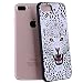 Produktbild iPhone 7 Plus / iPhone 8 Plus (5,5 Zoll) Hülle, Hozor Ultra Dünn Weiche Silikon Schutzhülle TPU Bumper Case Schwarz Stil Leichte Kratzfeste Handyhülle 3D Gemalt Geprägt Design Leopard Kopf Muster