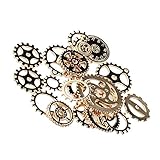 B Baosity Getriebe Form Schmuckherstellung Charms Schmuckzubehör Charms Anhänger DIY Uhr Armbanduhr - Gold