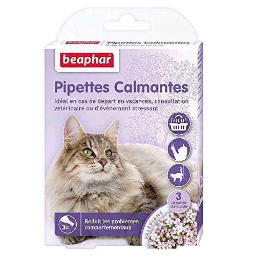 Beaphar - Pipettes calmantes - chat - 3 pipettes