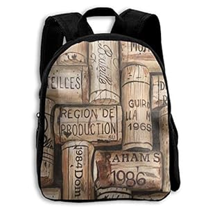 Custom 3D Printed Wine Corks Children's Backpacks Casual School Bag