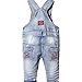 Wawoo®Unisex Baby Soft Denim Dungarees Overalls Toddlers Jeans Jumpsuits Playsuit Romper Outfits Pants Kids Infant Bodysuits Trousers Girls Boys 6 9 12 18 24 36 Months