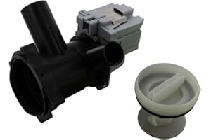 Paxanpax Kein Originalteil Ablaufpumpe Basis und Filtergehäuse Montage für Askoll Produziert Bosch Maxx WFB/WFC/WF/WFL/WFO/WFR/WVF Serie/M50/RC0036, 230V, 50Hz, 0,22A, 30W, 155cl