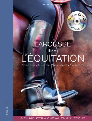 couverture de : Larousse de l'&eacute;quitation
