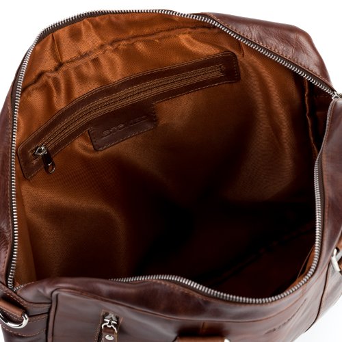 STOKED Laptoptasche NATHAN – Notebooktasche groß fit für 15.4″“ – Businesstasche im Vintage-Look – echt Natur-Leder - 4