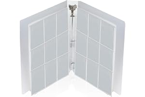 QASIMOF Card Binder for Cards, 4-Pocket Card Holder Book, Collectible Card Case Folder Album, 30 Pages 240 Cards Capacity