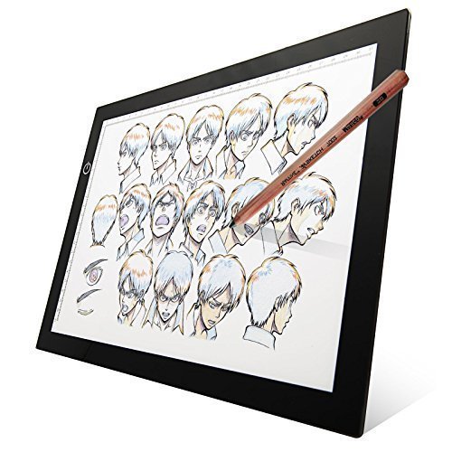 Preisvergleich Produktbild BAYTTER® dimmbare Leuchttisch LED A4 Leuchtplatte Mangazeichnen Leuchtkasten handlich