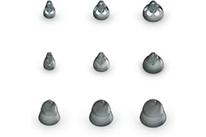 UNITRON Phonak Hearing Aid Closed Domes, Size Small (New Smokey Domes)