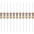 YOKIVE 100 PCS Carbon Film Resistors, 1/4W 100 Ohm 5% Tolerances Resistor, Good for DIY Electronic Projects (4 Color Band, 1.77x0.09-Inch)