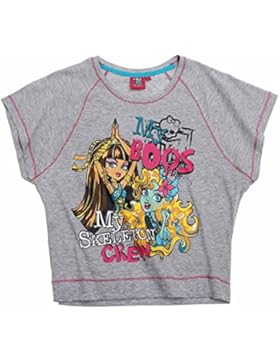 Monster High Mädchen T-Shirt - grau