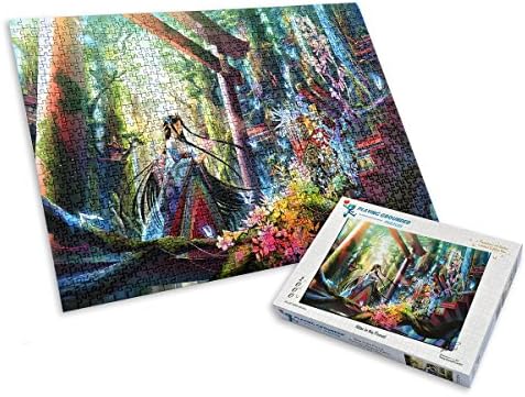 Altar in the Forest Fantasy Jigsaw Puzzle 1000-Pieces Anime Art Anime Collectible The Art of Fuzichoco …