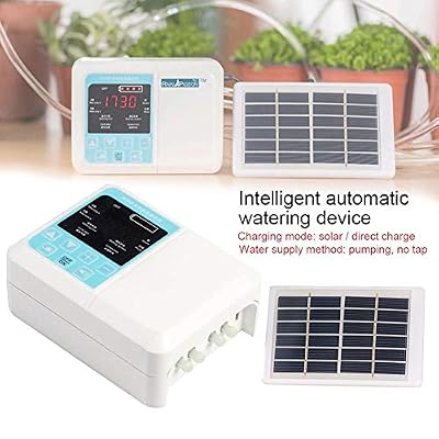 winterswet DIY Kit Goutte-à-Goutte Système d'arrosage DIY idéal pour l'arrosage des Plantes Pendant Les Vacances Système d'Arrosage Digital Irrigation DIY pour Plante d'intérieur, Bureau/Terrasse/Petit Jardin