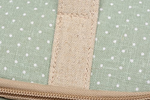 GreenForest Klassischen Aufbewahrungsbox mit Punktmuster hellblau Klapp Kinder Spielzeug aufbewahrung Warenkorb Kleidung Halter Lagerplatz Wäscheservice bin Brotdose - 7