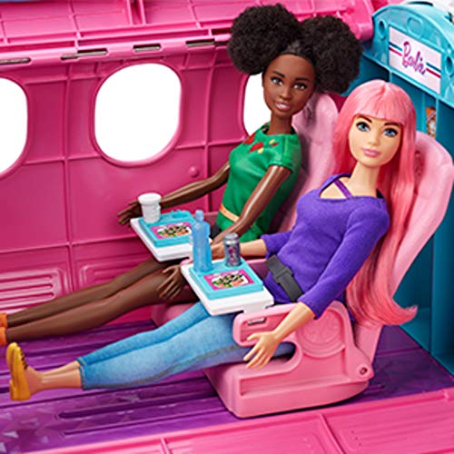 Barbie GJB33 - Reise Traumflugzeug Flugzeug mit Puppe und Zubehör, Puppen Spielzeug ab 3 Jahren - 7