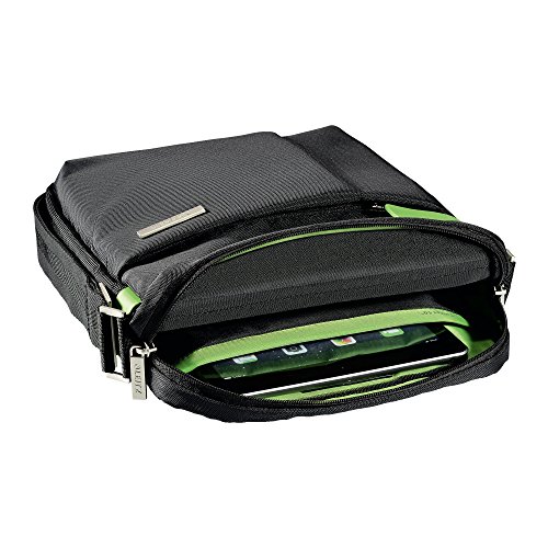 Leitz Leichte Business Umhängetasche 10 Zoll (geeignet für Tablet, Smart Traveller, Polyester und Metall, Complete), Schwarz, 60380095 - 2