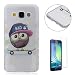 Produktbild Samsung Galaxy A3(2015) Hülle,Samsung Galaxy A3(2015) Etui,CaseHome Niedliche Karikatur Hut Eule Colourful Snowflakes Entwurf Weiche TPU Ränder SchutzSchutzhülle mit Bändselloch Leichte kratzfeste stoßdämpfende Schutzhülle