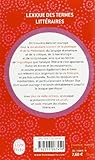 Image de Lexique des termes littéraires