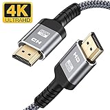 hdmi kabel wackelkontakt ps3 [4K High Definition HDMI 2.0 Kabel] Innovativ verbessertes 4K HDMI Kabel, 4K*2K Ultra HD-Technologie mit einer Auflösung von bis zu 3840*2160 Pixel, Unterstützung von 4K Video, Full HD, Ultra HD, 3D, 1440p, 1080p, HDR, 48 Bit Deep Color, Dieses 4K HDMI 2.0 Kabel wird häufig für Digital Signage, medizinische Geräte, Heimkino, HDTV Kanäle und Konferenzräume verwendet. Genießen Sie die kristallklare Full HD TV und Dolby Klangqualität bei tiefen Farben und hochauflösenden Bildern.