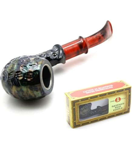 Pipe Japonaise Kiseru En Bois Noir Tsuge - Modèle Kumonoito #50929, Pour Tabac