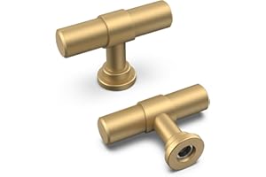 LONTAN Lonton 10 sztuk złotych gałek do szafy, gałki meblowe, vintage, okrągłe uchwyty kuchenne, nowoczesne gałki do drzwi z mosiądzu