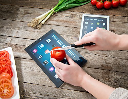 PEARL 2er-Set Glas-Schneidebretter im Tablet-Design, 23 x 16 cm & 19 x 13 cm - 5