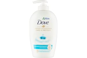 Dove, Sapone Liquido Mani, Sapone Detergente Mani Idratante, Care & Protect, Rimuove con Efficacia Sporco e Batteri, con +5 Agenti Idratanti, Formula 99% Biodegradabile, 250ml